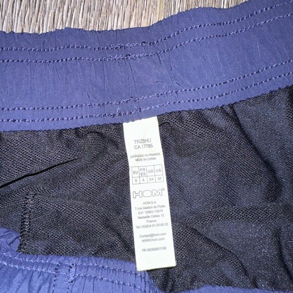 HOM Men’s Swim Shorts – Size Medium – Navy/Red - Picture 4 of 7